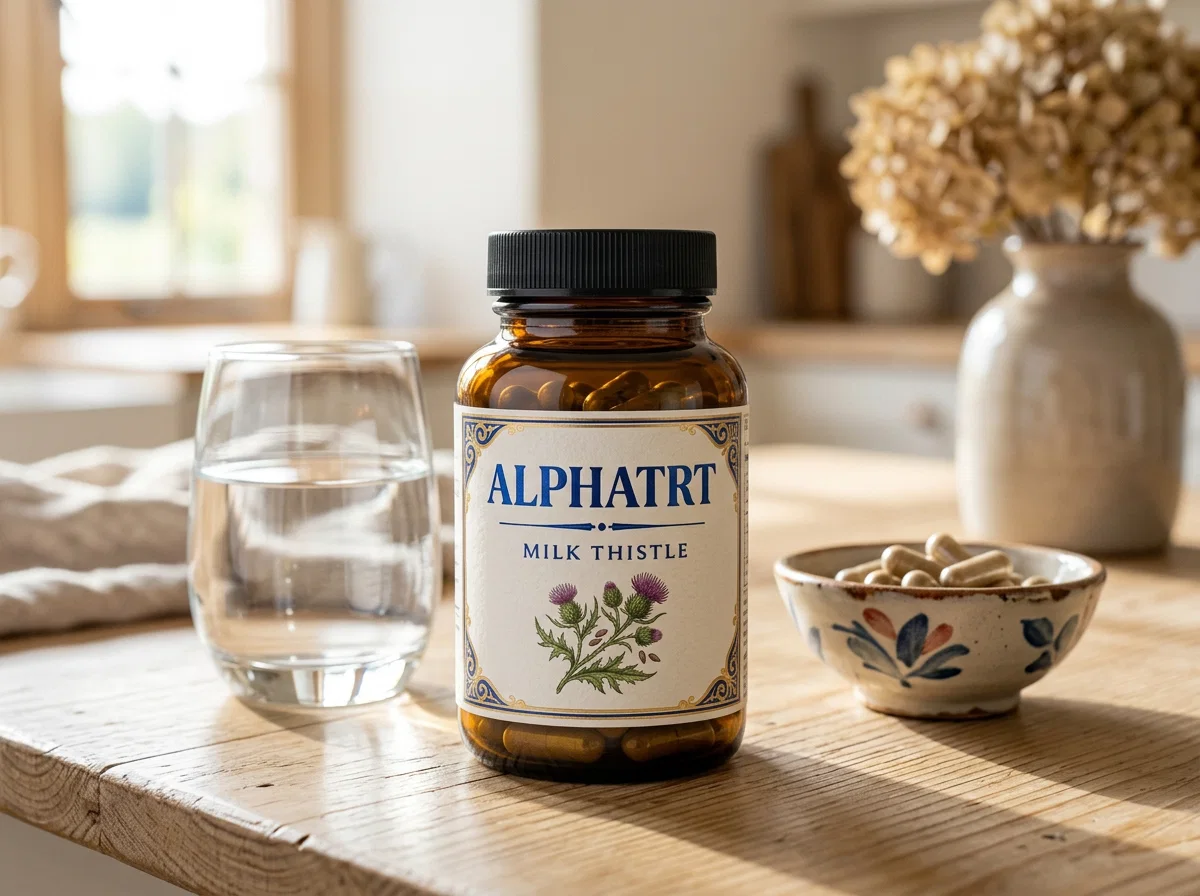 AlphaTRT capsulefles detail met pompoenpitten en brandnetelblad